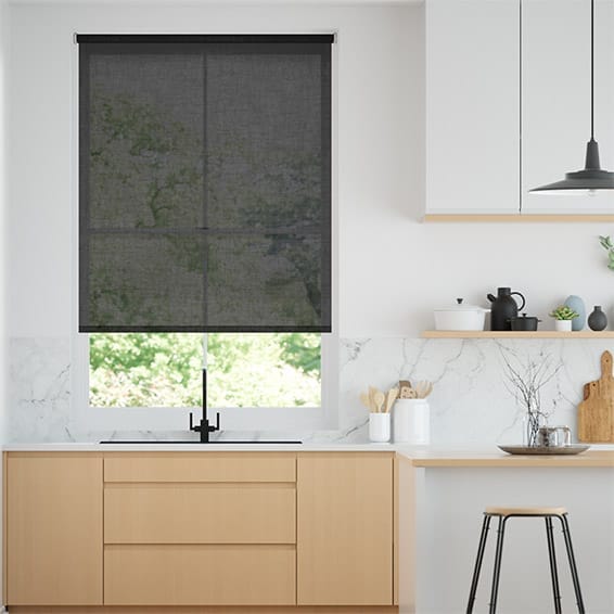 Rullgardin Elektrisk Express Screen Black
