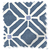 Twist2Fit Fretwork Diamond Indigo Rullgardiner swatch image