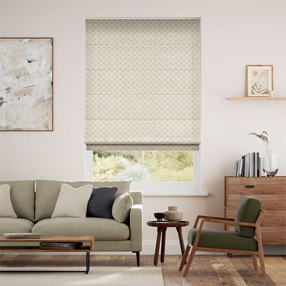 Hissgardin Fretwork Diamond Linen