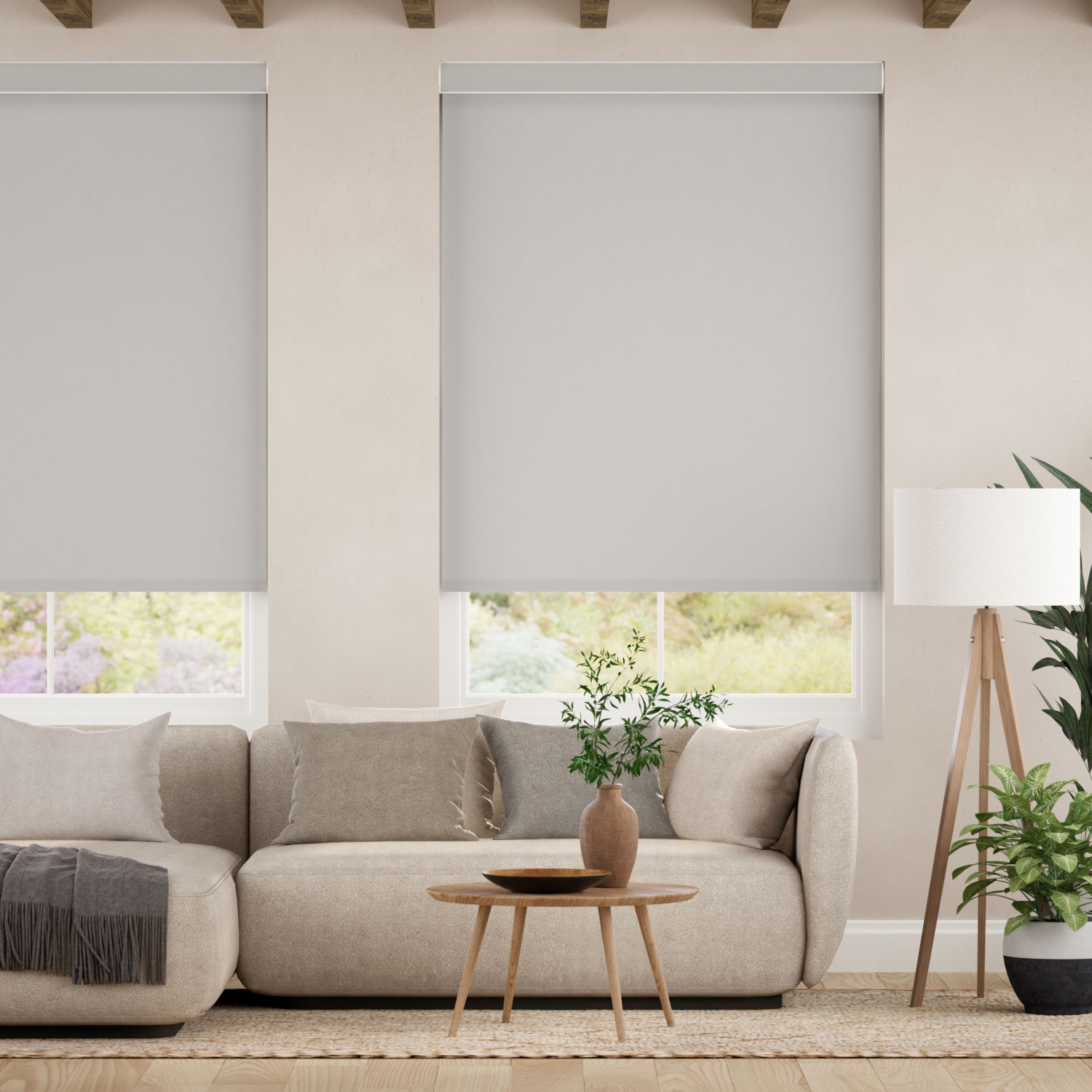 Mörkläggande rullgardin Sevilla Grey