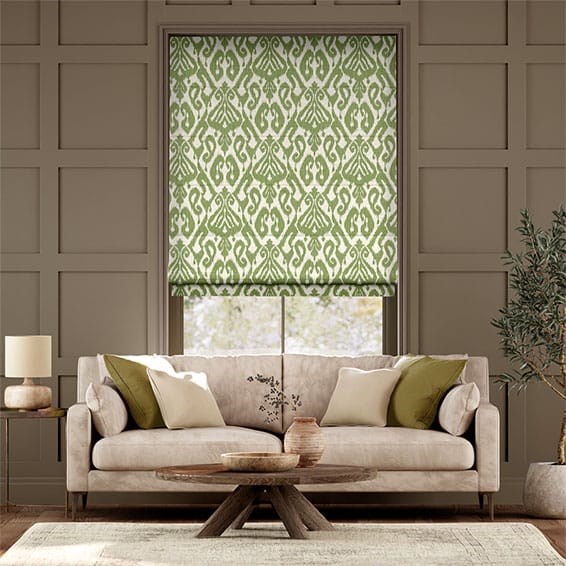 Hissgardin Ikat Damask Cactus