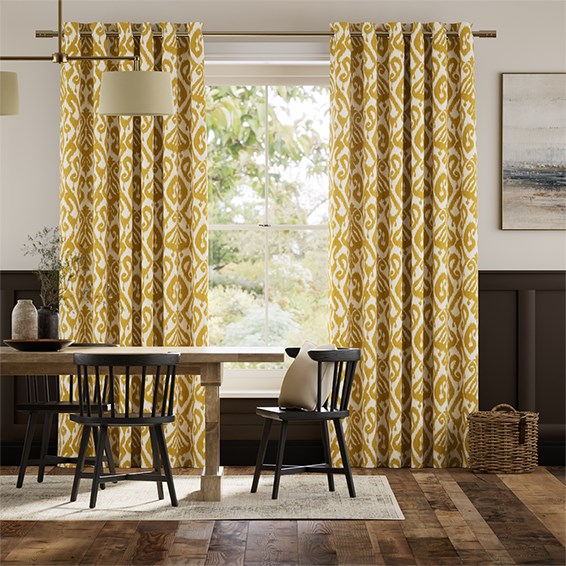 Gardiner Ikat Damask Deep Ochre