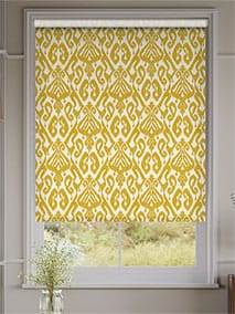 Ikat Damask Deep Ochre Rullgardiner thumbnail image
