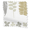 Leaf Stripe Natural And Grey Hissgardiner swatch image