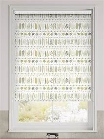 Leaf Stripe Natural And Grey Rullgardiner thumbnail image