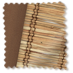 Bambu rullgardin roll-up Leticia Cedar & Demerara sample image