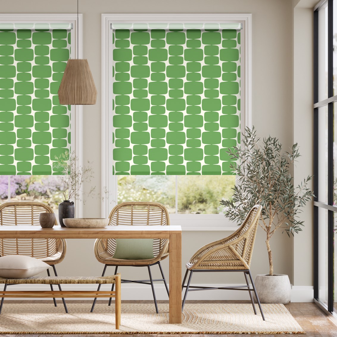 Rullgardin Lohko Shamrock 