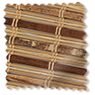 Loreto Chestnut Bambu rullgardin roll-up swatch image
