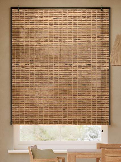 Loreto Chestnut & Acorn Bambu rullgardin roll-up thumbnail image