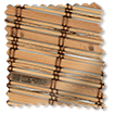 Bambu rullgardin roll-up Loreto Walnut sample image