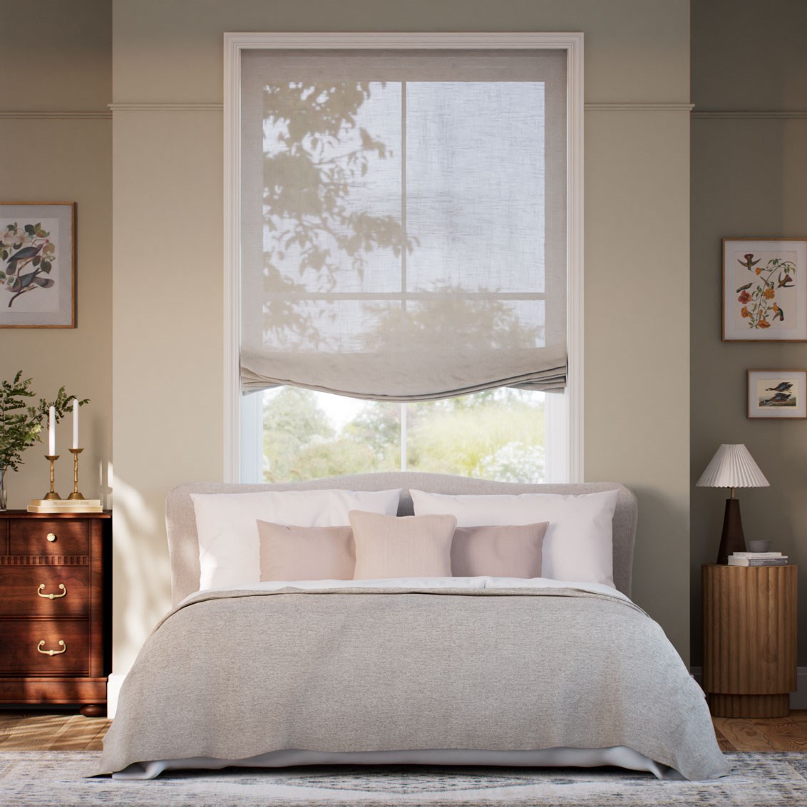 Relaxed hissgardin Laurel Linen