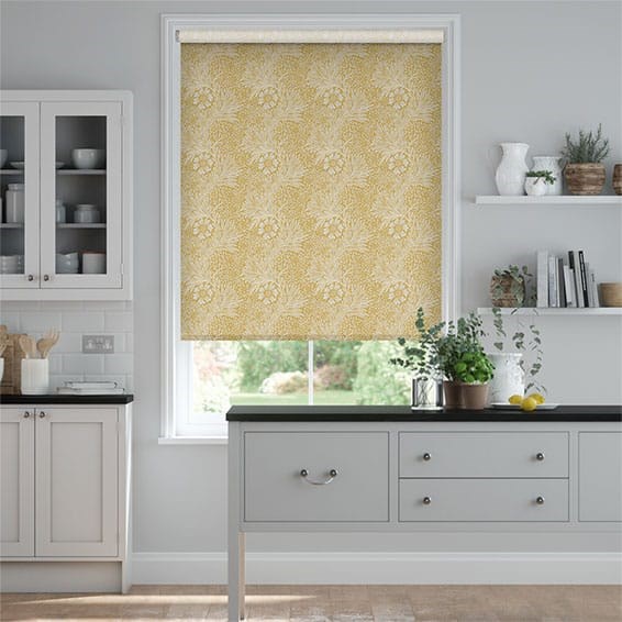Rullgardin William Morris Marigold Mimosa