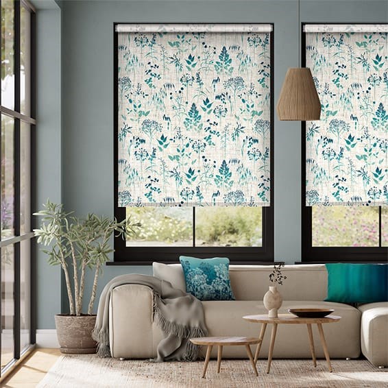 Rullgardin Meadow Teal