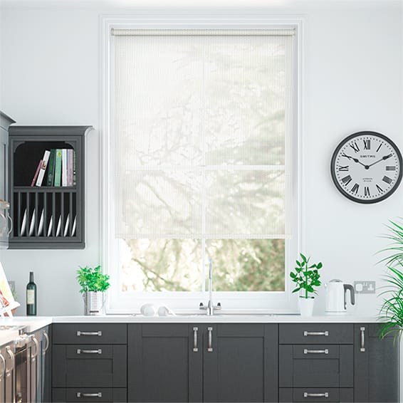 Rullgardin Oculus Ice White