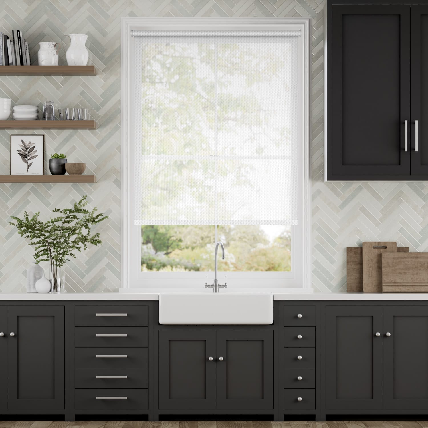 Rullgardin Oculus Pure White 