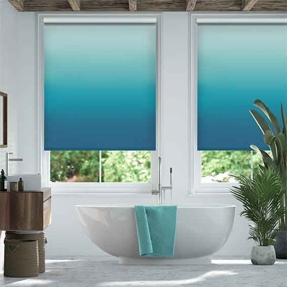 Rullgardin Ombre Teal