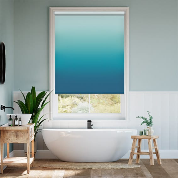 Rullgardin Twist2Fit Ombre Teal