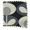Roller Blind Oval Flower Cool Grey sample image