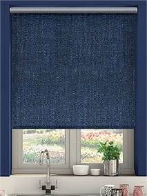 Elektrisk rullgardin Choices Paleo Linen Vintage Indigo Rullgardiner thumbnail image