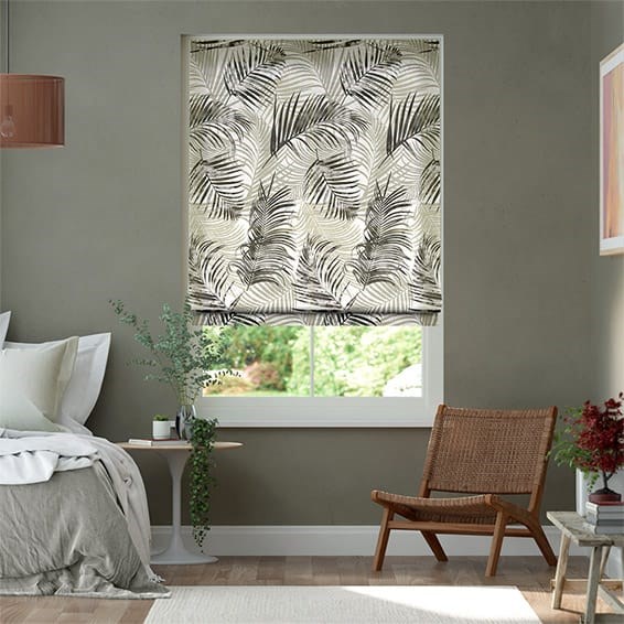 Hissgardin Palm Leaf Natural Grey