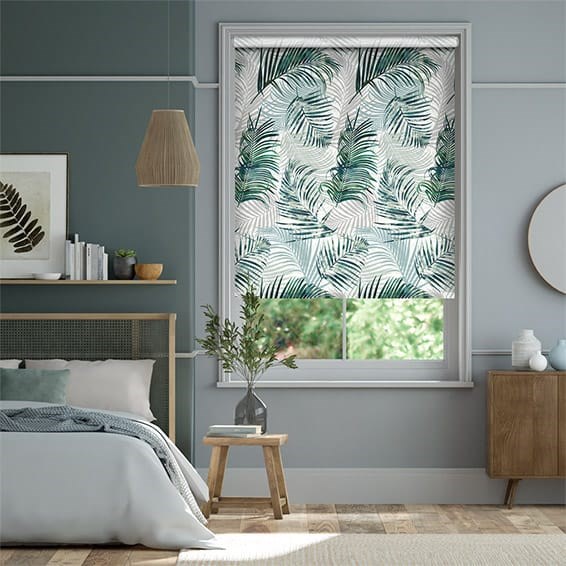 Rullgardin Palm Leaf Sage Green