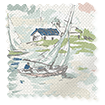 Hissgardin Polperro Sky Blush sample image