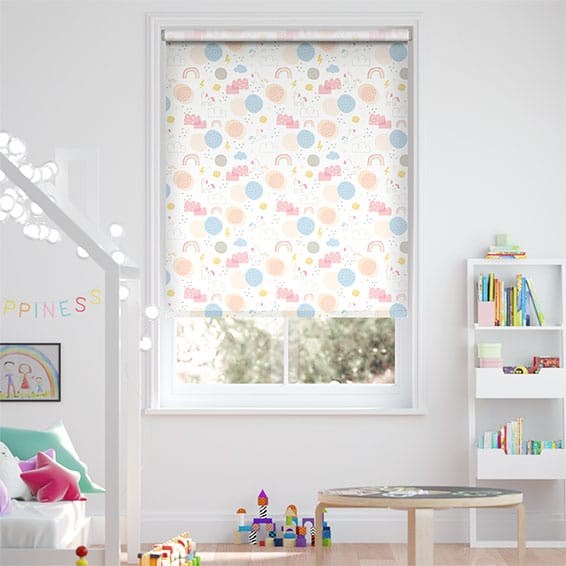 Rullgardin Prancing Unicorns Pink