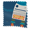 Mörkläggande rullgardin Robbie Robonaut Space Blue sample image