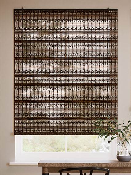 Rosario Walnut Bambu rullgardin roll-up thumbnail image
