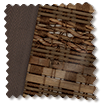 Rosario Walnut & Acorn Bambu rullgardin roll-up swatch image