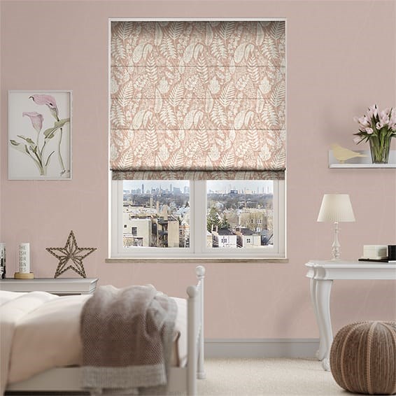 Hissgardin Scandi Ferns Vintage Linen Rose