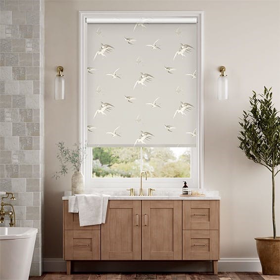 Rullgardin Sea Aves Soft Grey