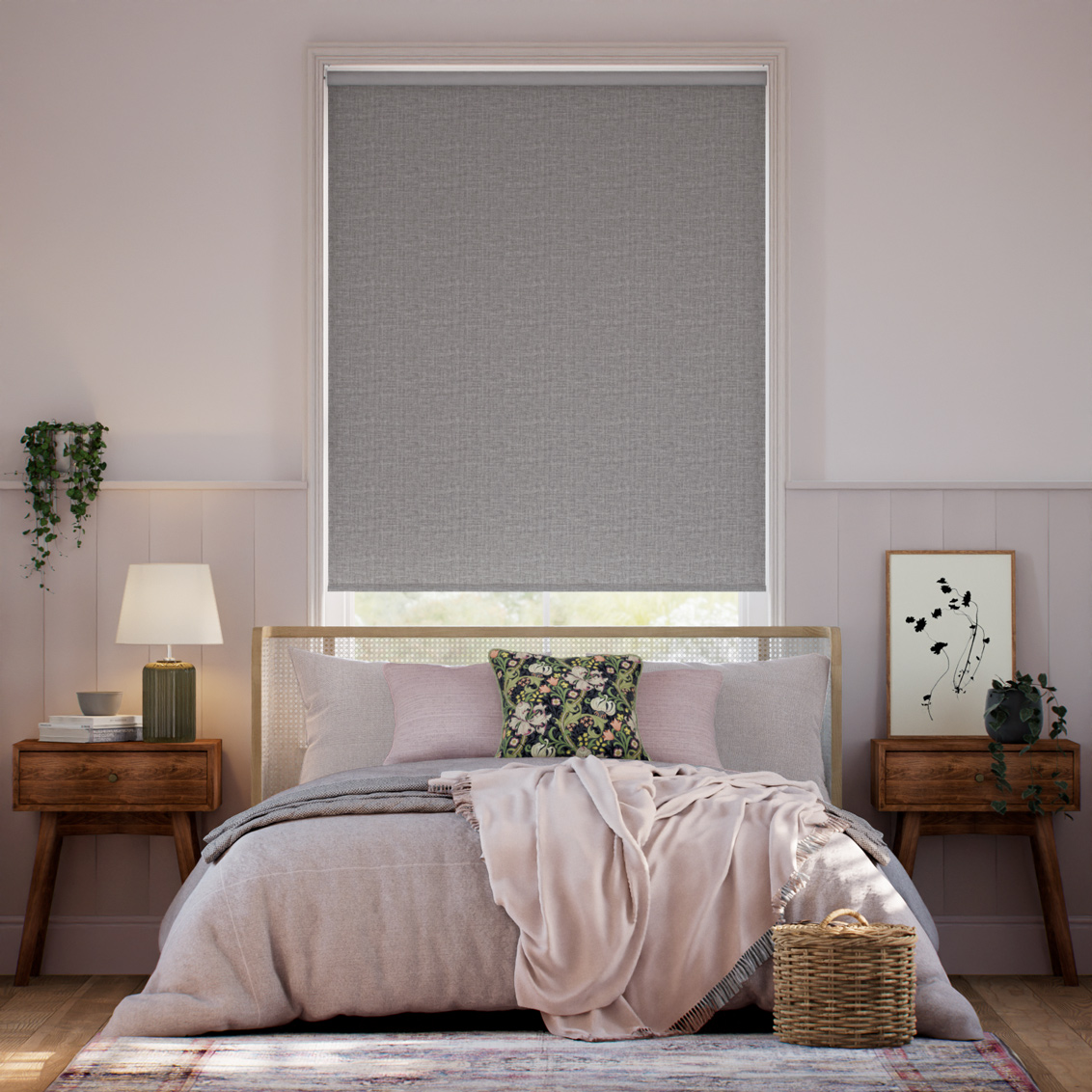Rullgardin Selene Blackout Graphite