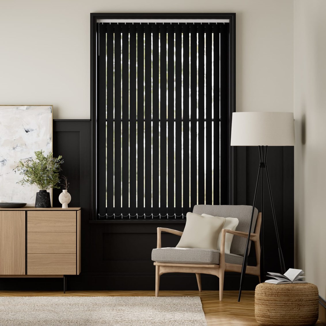Lamellgardin Sevilla Simply Black
