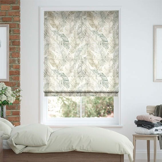 Hissgardin Shadow Leaf Linen Fawn