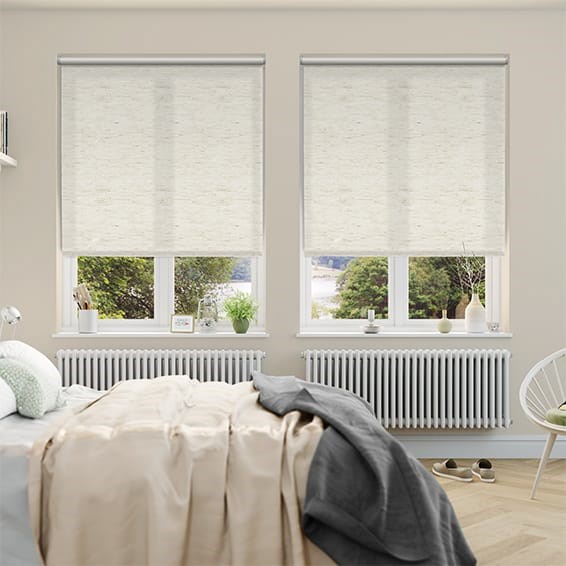 Ljusfiltrerande rullgardin Simplicity Linen Ivory
