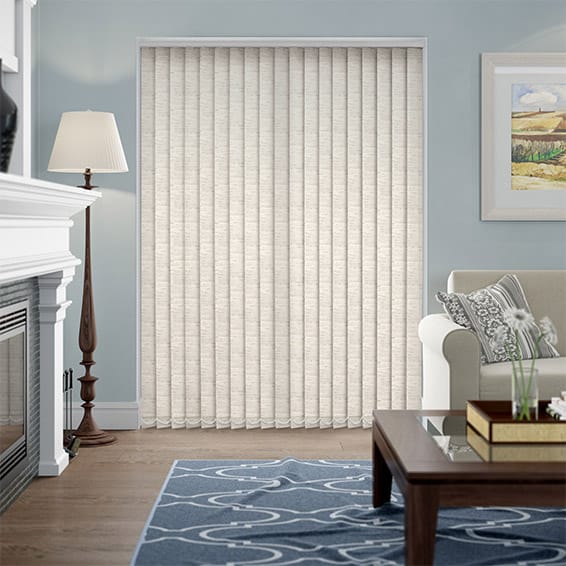 Lamellgardin Simplicity Linen Ivory