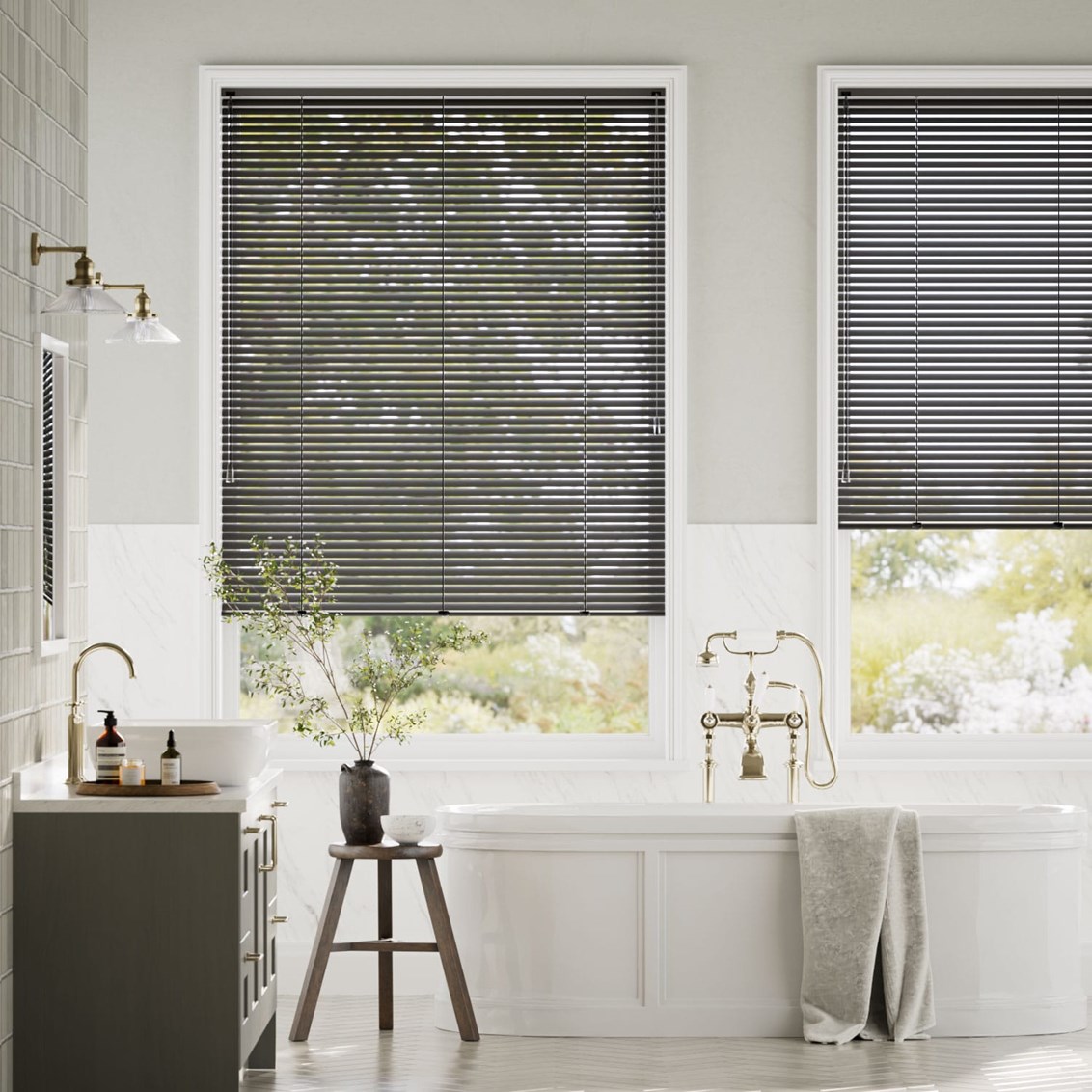 Persienner Essence Slate Grey - 25mm lameller