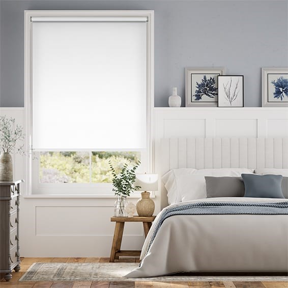 Rullgardin Elektrisk rullgardin Sorrento Blackout All White 