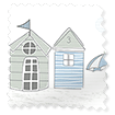 Rullgardin Splash Beach Hut Blue sample image