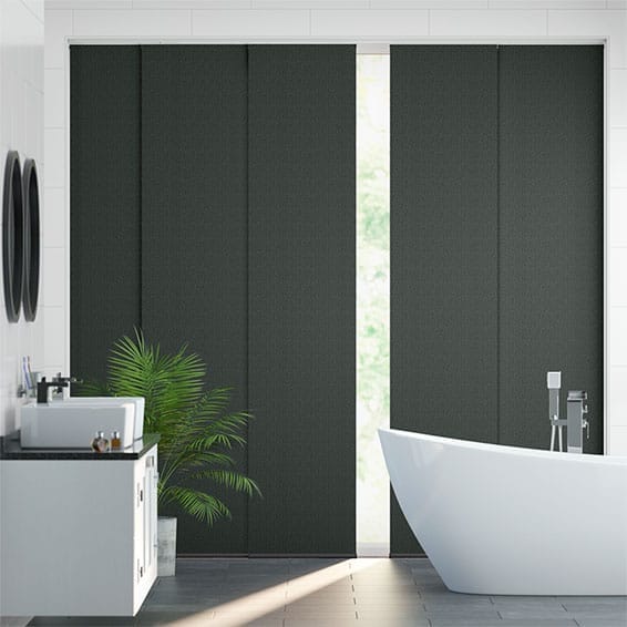 Panelgardin Static Slate Grey