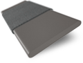 Träpersienn i konstträ Steeple Grey & Anthracite - 50mm Slat sample image
