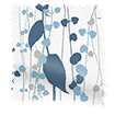 Twist2Fit String of Hearts Blue Rullgardiner swatch image