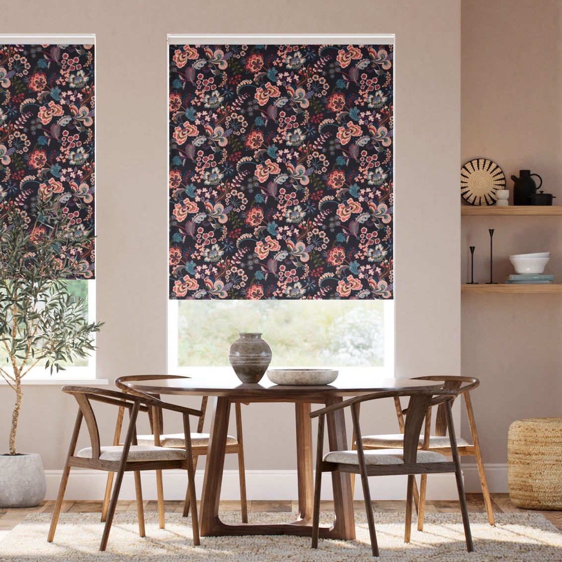 Rullgardin Twist2Fit Symphony Hickory