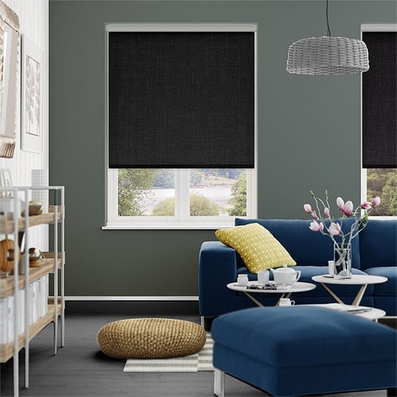 Rullgardin Twist2Fit Thermal Luxe Dimout Charcoal