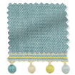 Thermal Luxe Dimout Teal & Spring Rullgardiner swatch image