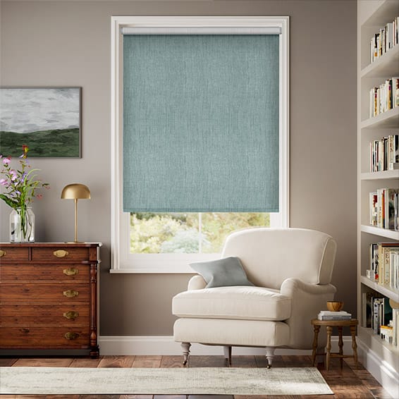 Rullgardin Thermal Luxe Dimout Teal