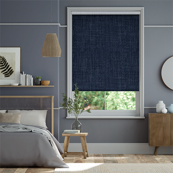 Rullgardin Thermal Luxe Dimout Twilight Blue