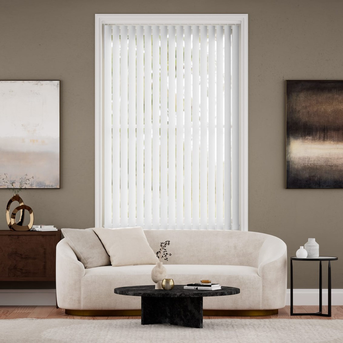 Lamellgardin Thermatex Classic White