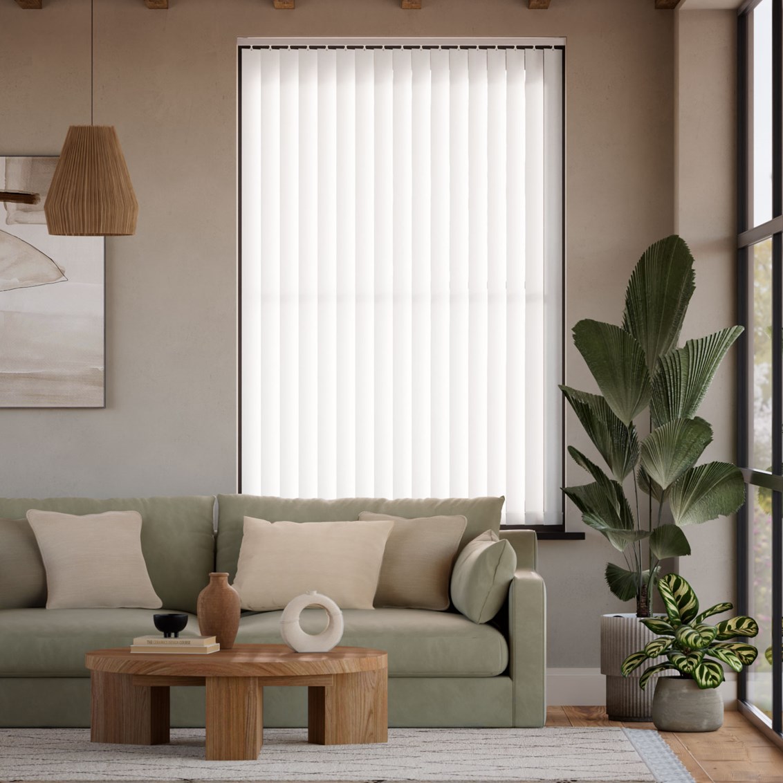 Lamellgardin Toledo Crisp White